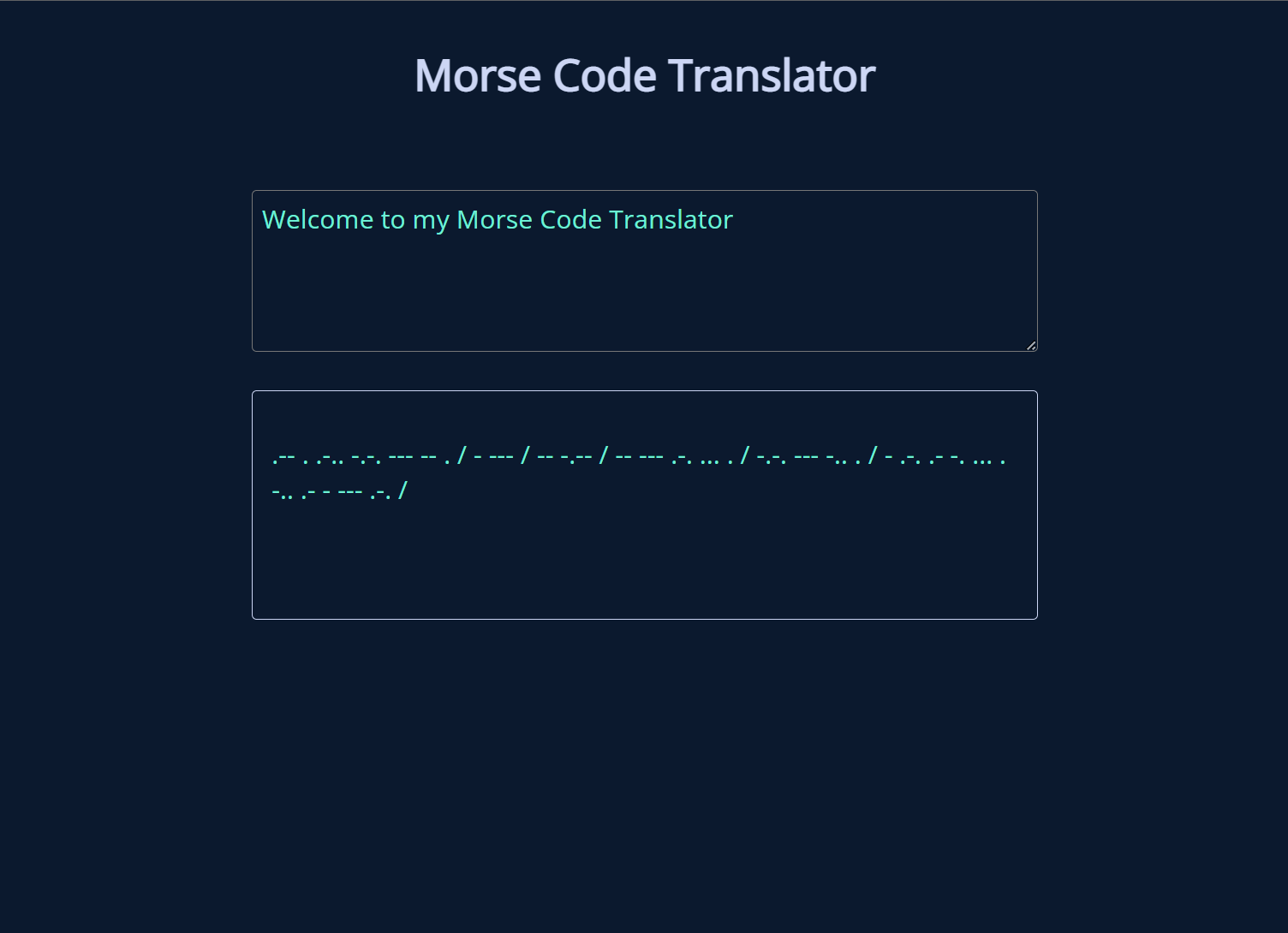 morse-code-project